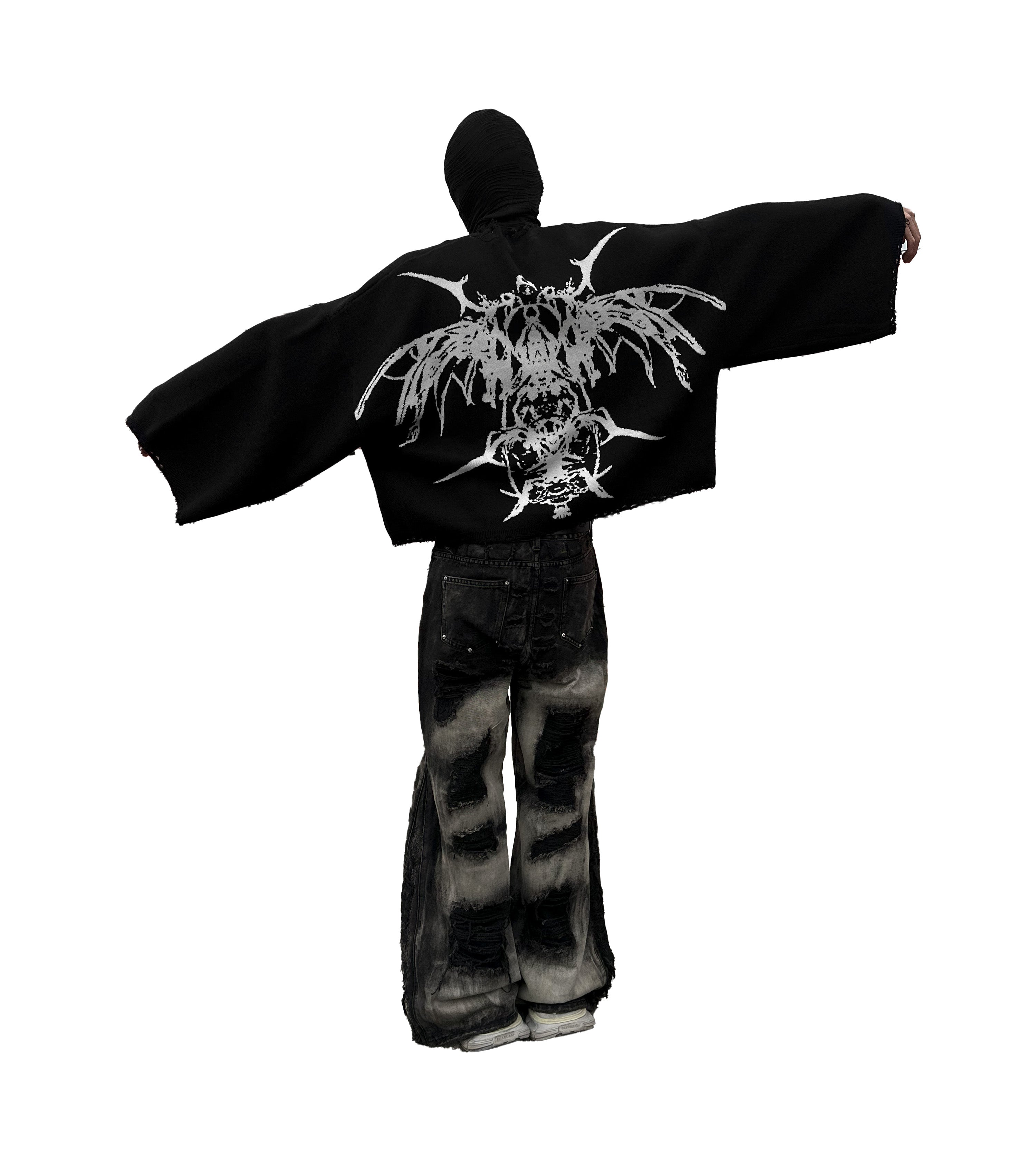 Destroyed Knit V3 - LUST IN NOIR