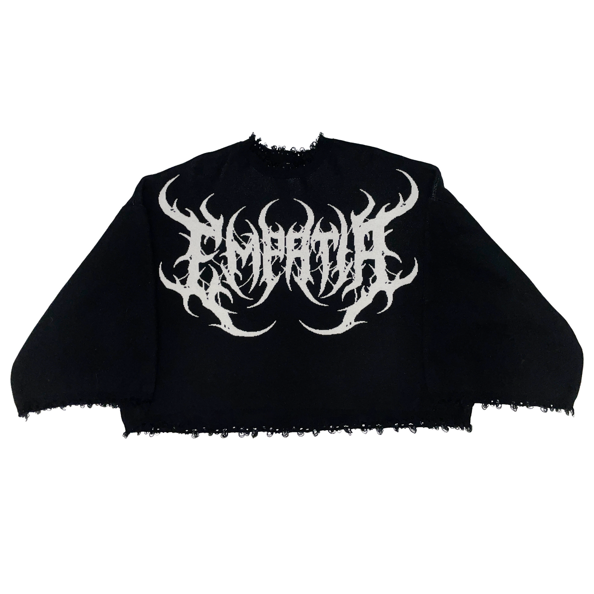 EMPATIA) Destroyed Knit – LUST IN NOIR