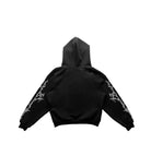 Tribal Zip Hoodie - LUST IN NOIR